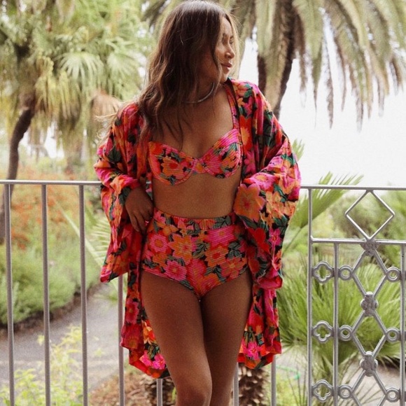 Billabong Floral Loveland 2 Kimono - Picture 12 of 12